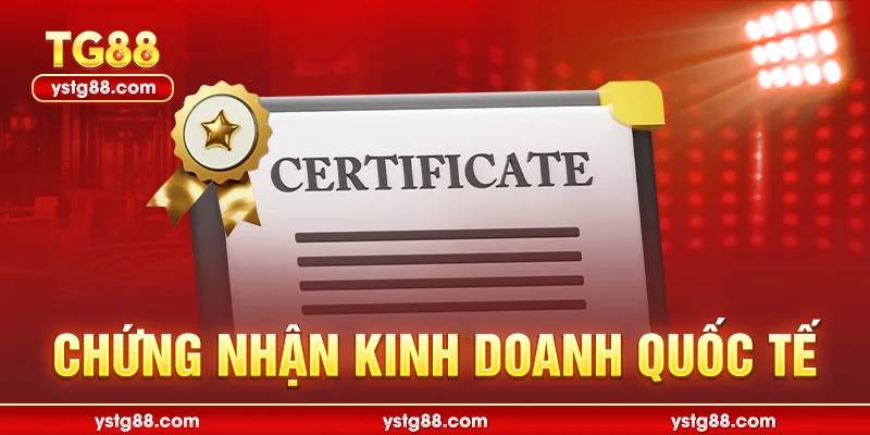 Chứng nhận kinh doanh quốc tế